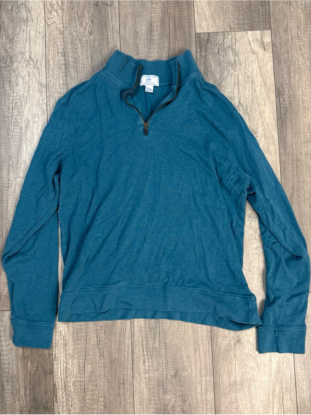 Southern Tide Teal Half-Zip Pullover